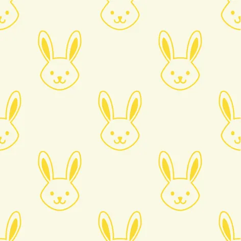 on white.webp Transfer Sheets; Bunny - Bag of 30
